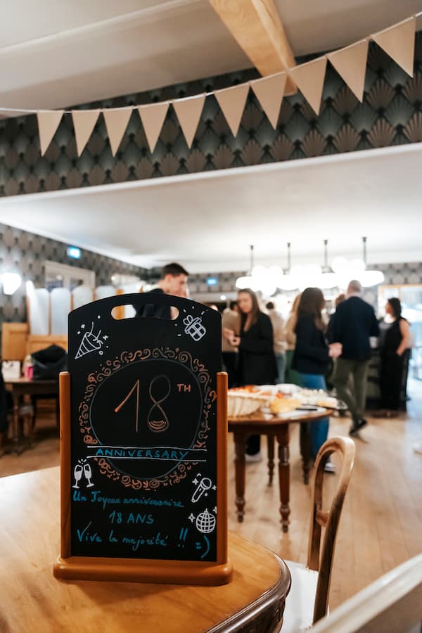 Anniversaire chez Ess'Folie — ambiance festive et chaleureuse